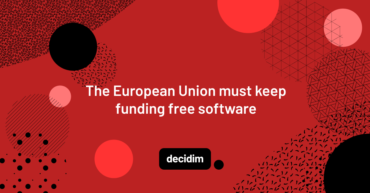 The European Union must keep funding free software