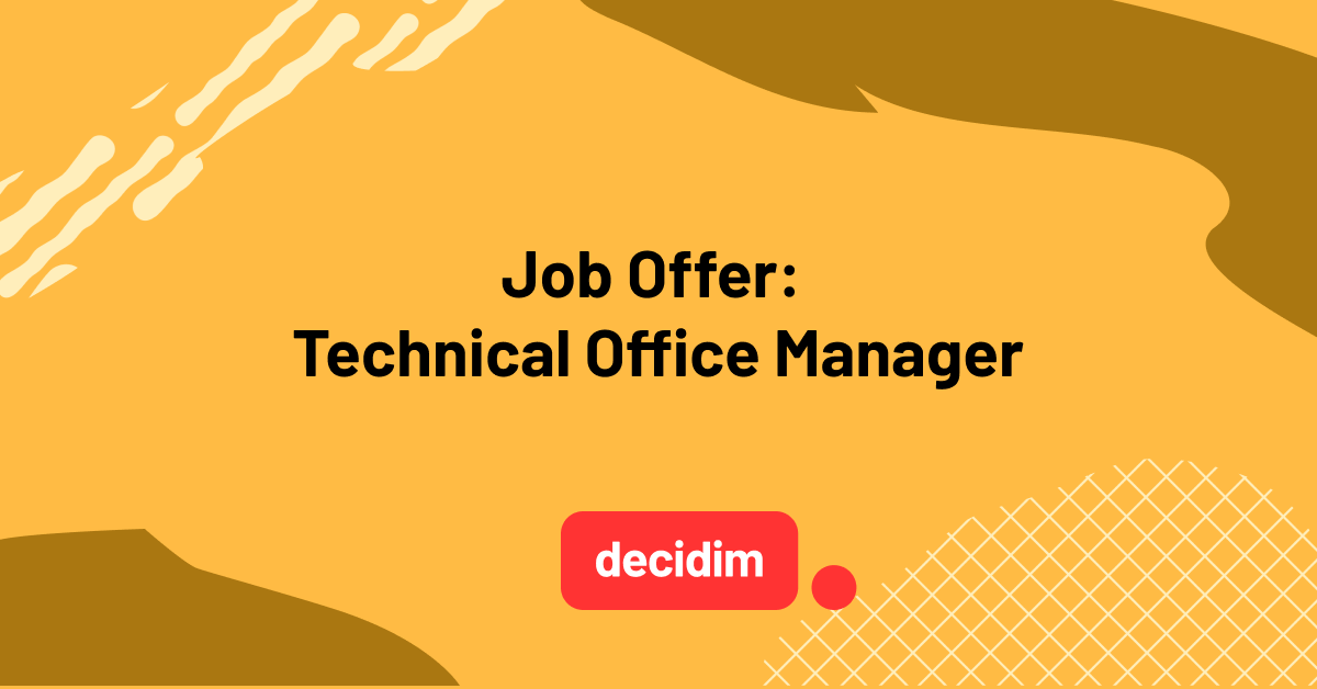 Job offer: Technical Office Manager