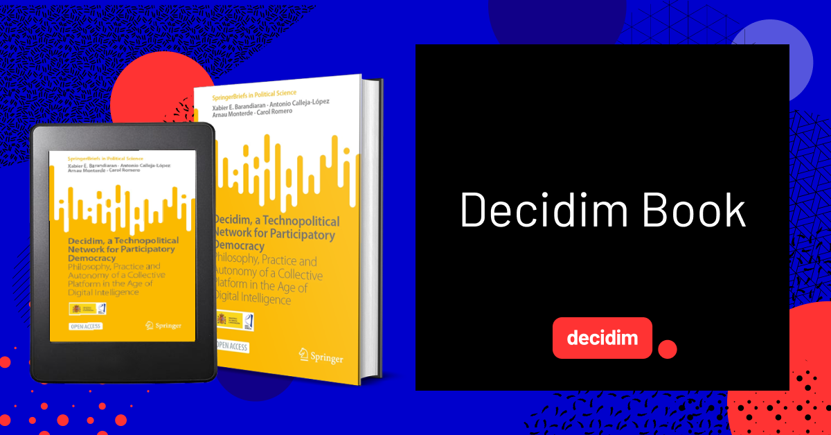 Decidim Book: a gift for our  7th Anniversary