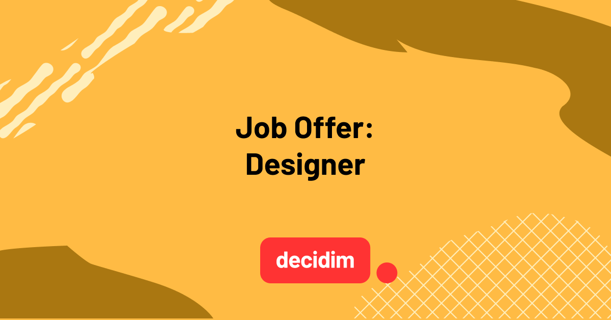 Job offer: Designer
